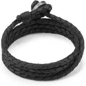 로컬 리그 남성 가죽 코드 팔찌 서프 패트롤 - 완전 조절 가능 땋은 로프 홀리데이를 위한 다층 랩