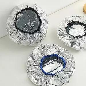 [셀러허브 생활리빙]전기 없이 뜨끈한 자가발열 은박 항온 헤어캡 홈케어 필수품