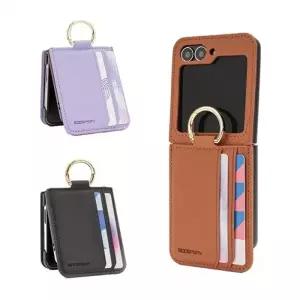 갤럭시Z플립7 7FE 6 머큐리 M-PRO 카드 수납 핑거 링 다이어리 지갑 케이스