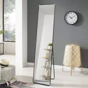 하멜린 블랙 스탠드 전신거울 현관전신경거치경옷방대