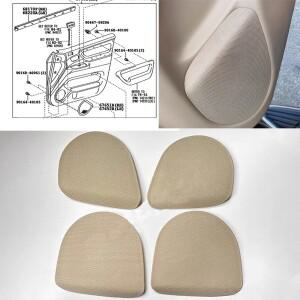 도어 스피커 커버 혼 캡 그릴 사운드 마스크 자동차 액세서리 (도요타 랜드크루저 LC100 2002-2007용)