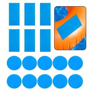 10-50pcs 자기 접착 풀 수리 패치 수영장 스티커 PVC 키트 반지 장난감 풍선 보트