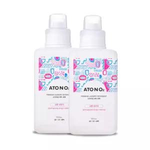 [아토앤오투] 프리미엄 천연세탁세제 코튼파우더향 1L 1개+1개