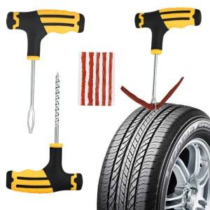 다기능 타이어 수리 키트 스트립 튜브리스 고무 자전거 펑크 도구 휴대용 패치