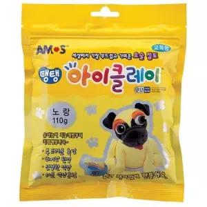 아모스 6000 탱탱아이클레이 110g 노랑 5개입) 6000 탱탱아이클레이 110g 노랑
