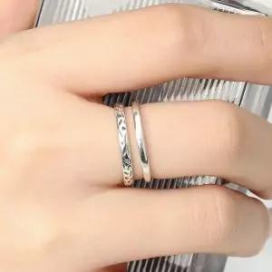 비쥬홀릭) 실버925 앤틱리프 오픈링 반지 사이즈조절 오픈반지 오픈링 사이즈조절반지