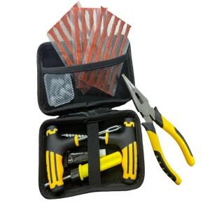 수상 오토바이 타이어 예비 부품 - 비상 수리 키트, 고속도로 자동차 펑크 도구, 자전거 내부 튜브 패치