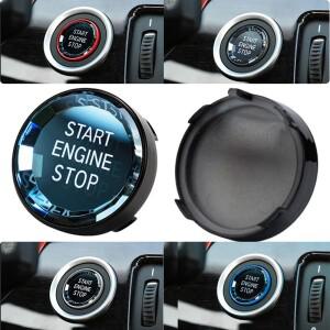 내구성 자동차 커버 스타일링 시작 중지 BMW 5 6 7 시리즈 F01 F02 F10 F11 F12 용 원 키 엔진 푸시 버튼