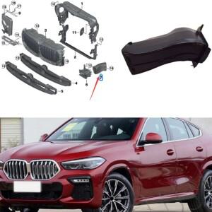 후면 휠하우징 에어 브레이크 덕트 51747421699 51747421700 X5 G05 X6 G06 2019 2020 2021-2024