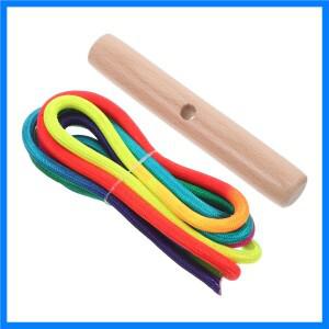 조절 가능한 나무 썰매 로프 핸들 견고한 겨울 스포츠 견인 스트랩 스노모빌 썰매 안전 장비