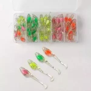 올챙이 스윔베이트 48p세트 패들테일루어 스윔베이트