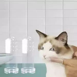 구강관리 애완동물 애견 손가락 실리콘 치아관리 칫솔