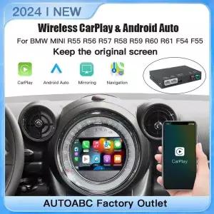 호환 무선 CarPlay 안드로이드 자동 미니 R55 R56 R57 R58 R59 R60 R61 F54 F55 Clubman Countryman Hardto
