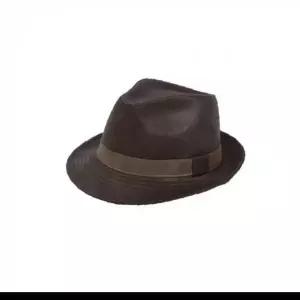 가죽 페도라 모자 중절모 남성 신사모자