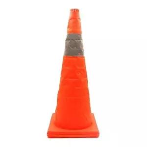 자동차 비상시 휴대용 접이식 안전콘 주차금지 칼라콘걸이대 라바콘 도로용품 꼬깔콘