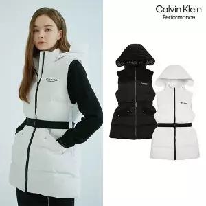 [Calvin Klein][캘빈클라인] 벨티드 후드 패딩베스트 여성 2컬러 택1 645282