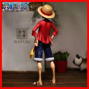 28cm 원피스 애니메이션 피규어 자신감 넘치는 웃는 루피 세 가지 형태의 얼굴 변화 액션 피규어 인형 PVC