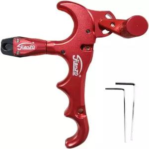 컴파운드 활을 위한 JIANZD 활 릴리스 양궁 360° 회전 엄지손가락