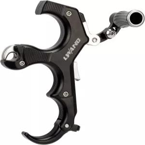 LWANO 엄지 활 릴리스 - 트리거 이동 및 압력 조절이 가능한 3 4 손가락 조절 양궁 컴파운드 보조 장치