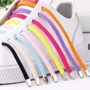 카미노아이 매듭없는 신발끈 운동화끈 고무줄 고무 정리 무매듭 클립형 평끈