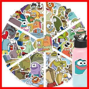 귀여운 만화 물고기 스티커 비키니 하단 물고기 DIY 스티커 스크랩북 전화 수하물 스케이트보드 방수 데칼