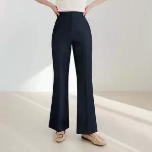 [시크라인] (~XXL까지) 세핀 실크데님 부츠컷 슬랙스 봄 가을 하체커버 신축성 오피스룩 데일리룩 포멀룩 빅사이즈