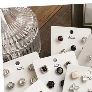 레이디 브로치 오픈방지 여성 매너 크리스탈브로치 진주 크리스탈 진주브로치