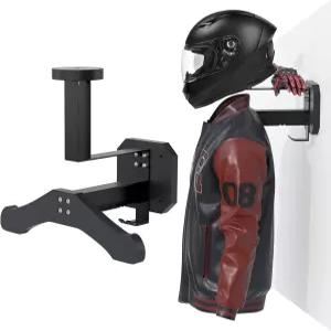 자가솔 모터사이클 헬멧 홀더 벽걸이 튼튼한 전술 액세서리 및 축구 장비 보관을 위한 다용도 공간 절약형