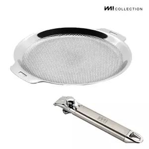 [IMI]IMI 통3중 국산 IH 스텐 스테이크팬 24cm +편수핸들 / 인덕션 가스 프라이팬 캠핑 스테이크판 고기