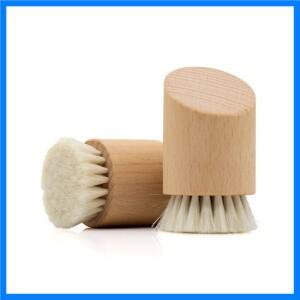 나무 손잡이 얼굴 강모 양모 청소 브러시 깨끗한 수동 부드러운 얼굴 마사지 피부 모공 깨끗한 브러시 얼