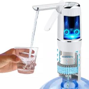 쿨웨이 갤런 병 전기 펌프 필터 - 캠핑 야외 가정 및 사무실용 휴대용 물 디스펜서 필터가 장착된 5갤런