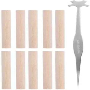 4/4 및 3/4 바이올린을 위한 10Pcs 바이올린 사운드 포스트 어쿠스틱 칼럼 컬럼나 스프루스 설치 도구