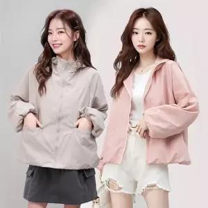 [라일리여성의류] Rly 루즈핏 간절기 자켓 여성 간절기아우터 바람막이