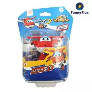 슈퍼윙스비행기 빨간색 레드 호기로보트 어린이선물