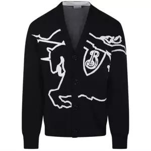 버버리 EKD 로고 인타르시아 남성 가디건8095515 C1268