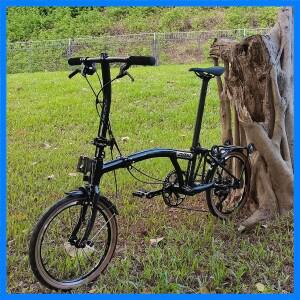 크랜스톤 S 핸들바 초경량 6.5kg 카본 파이버 접이식 자전거 16인치 7단 C 브레이크 남녀 공용 삼단 접이식