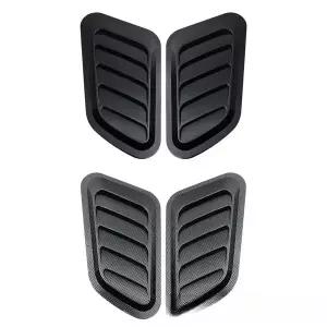 본넷덕트 후드 에어덕트 자동차 에어벤트 디자인 에어 인테이크 공기 흡입구 바디 장식 스티커 1쌍 리얼리