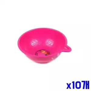 bns 플라스틱 컬러 욕실 바가지 25x28x10cm x10개