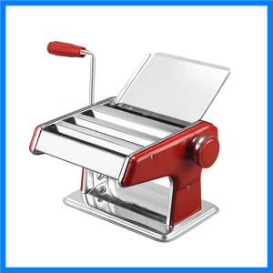 파스타 메이커 기계 수동 파스타 메이커 6개 조절 가능한 두께 설정 핸드 크랭크 3 블레이드 스테인레스 스