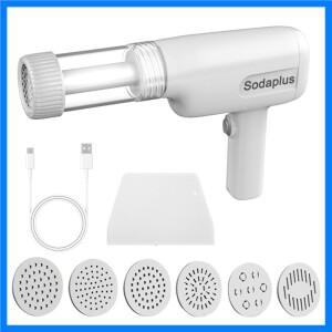 6 in 1 전기 국수 제조기 자동 파스타 제조기 기계 반죽 커터가있는 휴대용 무선 휴대용 스파게티 국수 제