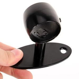 2Pcs 스테인레스 스틸 난간 지지대 데크 호환   벽마운트 벽걸이 벽부착 고정 악세사리 홀더 브래킷 계단