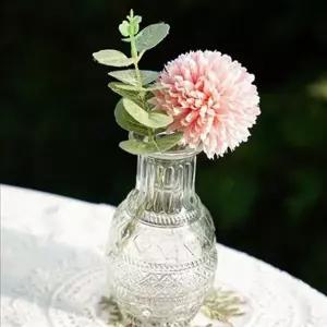 크리스탈 유리 화병 아즈텍 꽃병 인테리어 테이블 장식용 보틀