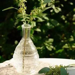 크리스탈 유리 화병 인테리어 꽃 화병 홈데코 디자인 거실 보틀