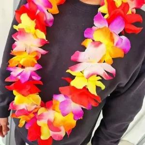 조화 꽃 꽃레이 시상식 목걸이 파티용품 훌라 하와이