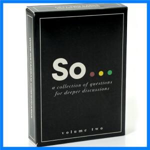 고품질 So 카드 대화 스타터-성인 및 가족을 위한 특별 스타일 질문 카드 게임 파티 레저 보드 게임