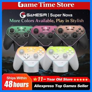 Nintendo Switch PC 용 Gamesir Supernova Nova 안드로이드 멀티 플랫폼 컨트롤러 홀 효과 트리거 자기 분