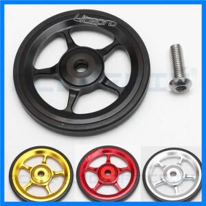 알루미늄 CNC 초경량 이지휠 자전거 이지휠 볼트 포함 브롬톤 접이식 자전거 랙 액세서리 1 쌍