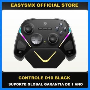 EasySMX D10 무선 게임 패드 Bluetooth 게임 컨트롤러 PC/스위치/전화/스팀 TMR 스틱 충전 도크와 호환 가