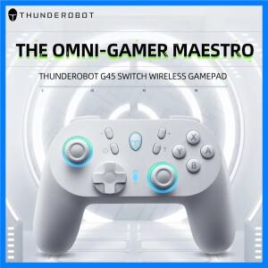 ThundeRobot G45 프로 3 모드 무선 게임 패드 게임 컨트롤러 홀 효과 내장 NFC 스위치 윈도우 PC 스팀 TV용