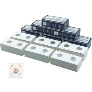 300피스 20.5mm 프리미엄 판지 5.1 x 5.1cm(2 2인치) 코인 플립 컬렉션 용품, 페니용, 마일라 동전 홀더, 수집용 (페니 플립)